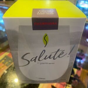 Salute! Champagna Candle